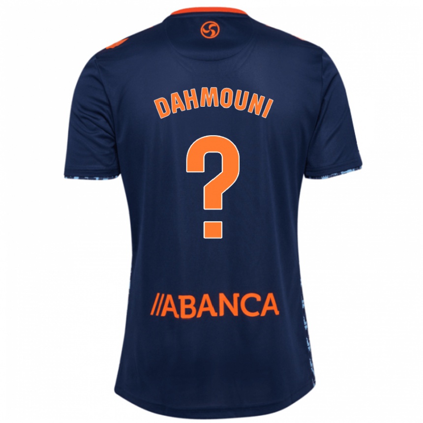 Niño Fútbol Camiseta Moha Dahmouni #0 Azul Marino 2ª Equipación 2024/25