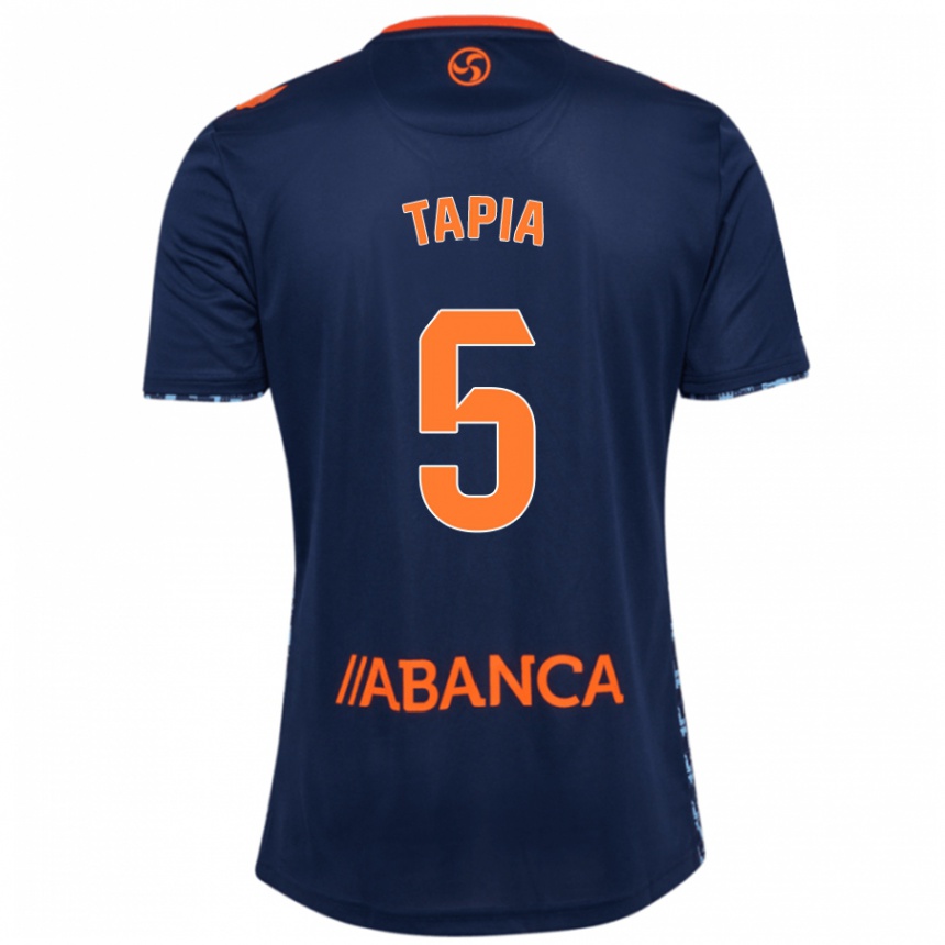 Niño Fútbol Camiseta Renato Tapia #5 Azul Marino 2ª Equipación 2024/25