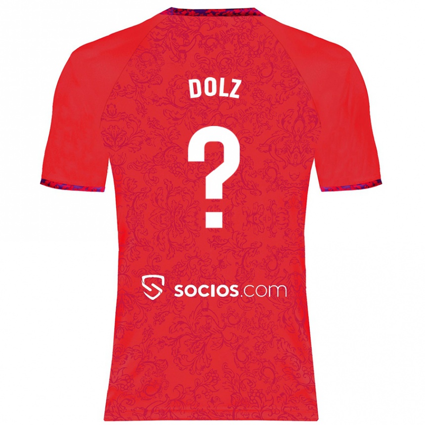 Niño Fútbol Camiseta Marc Dolz #0 Rojo 2ª Equipación 2024/25