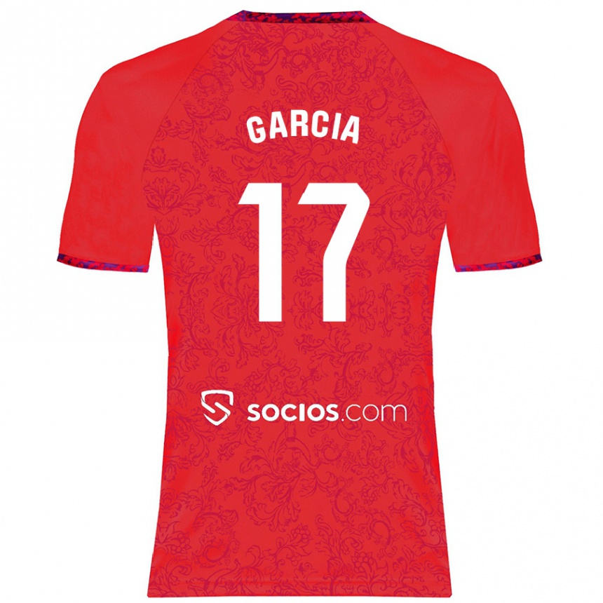 Niño Fútbol Camiseta Débora García #17 Rojo 2ª Equipación 2024/25