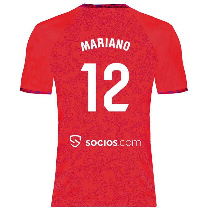 Niño Fútbol Camiseta Mariano Diaz #12 Rojo 2ª Equipación 2024/25