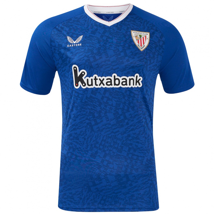 Niño Fútbol Camiseta Iñigo Lekue #15 Azul Real 2ª Equipación 2024/25