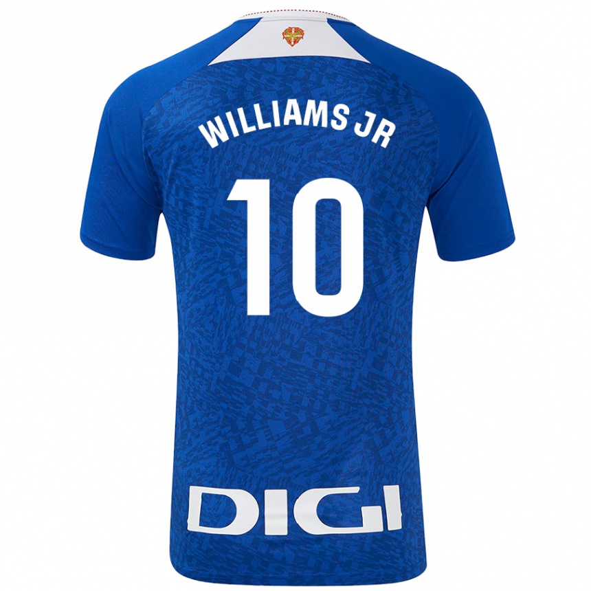 Niño Fútbol Camiseta Nico Williams #10 Azul Real 2ª Equipación 2024/25