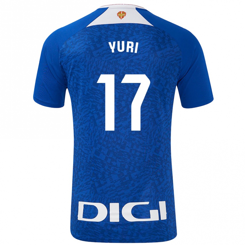 Niño Fútbol Camiseta Yuri Berchiche #17 Azul Real 2ª Equipación 2024/25