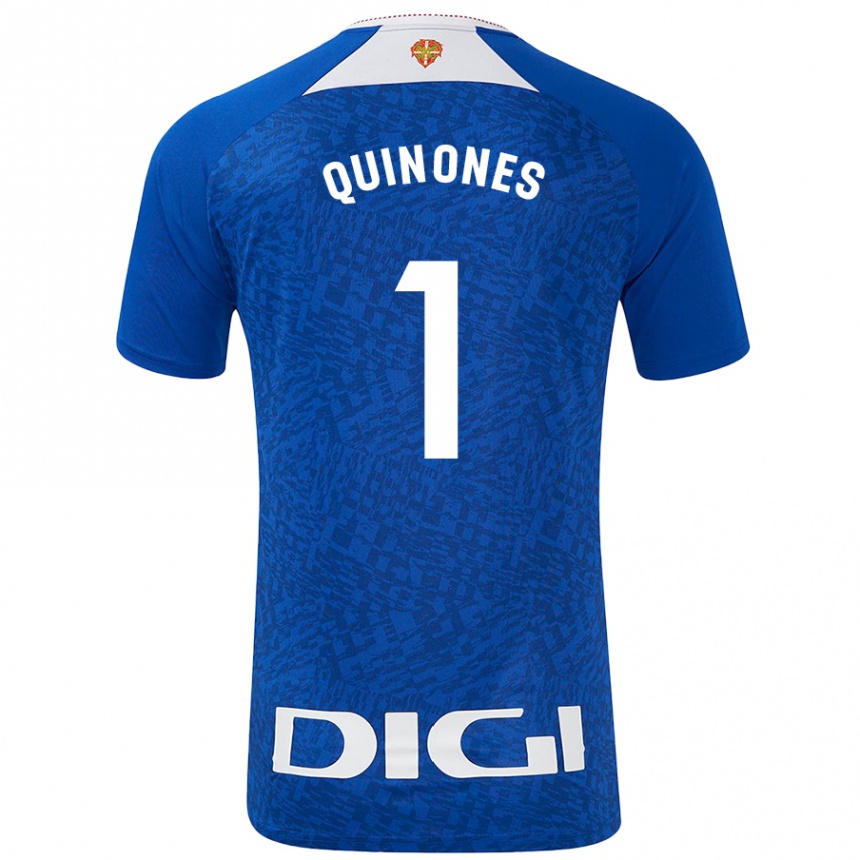 Niño Fútbol Camiseta Mariasun Quiñones #1 Azul Real 2ª Equipación 2024/25