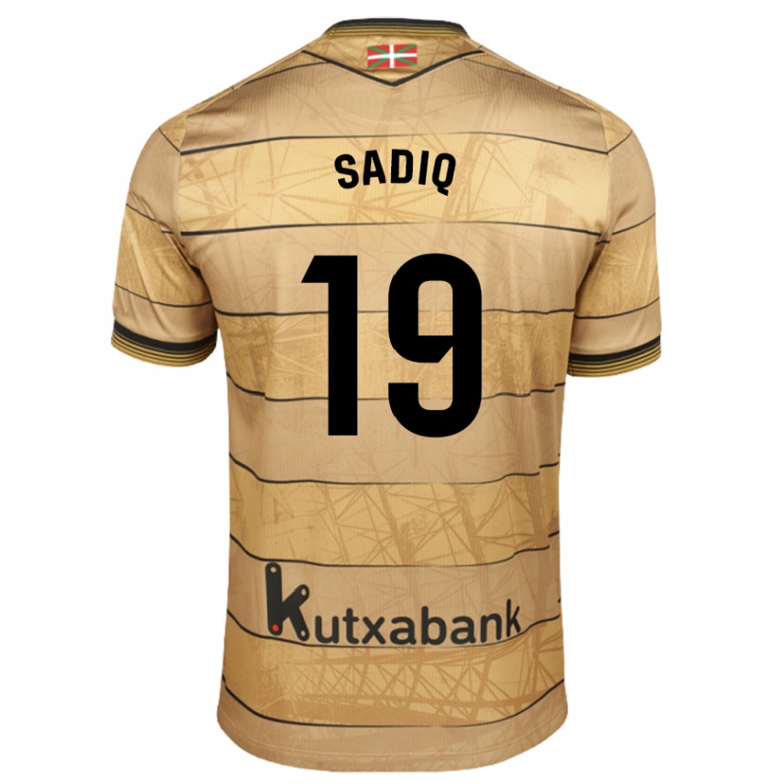 Niño Fútbol Camiseta Umar Sadiq #19 Marrón 2ª Equipación 2024/25