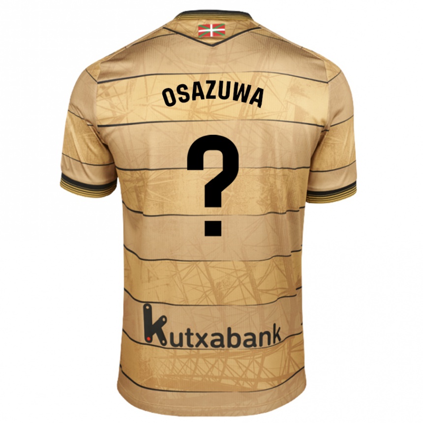 Niño Fútbol Camiseta Sydney Osazuwa #0 Marrón 2ª Equipación 2024/25