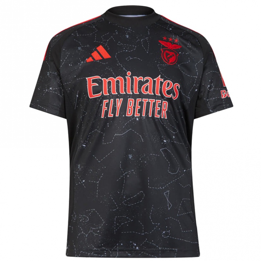 Niño Fútbol Camiseta Ivan Lima #17 Negro Rojo 2ª Equipación 2024/25