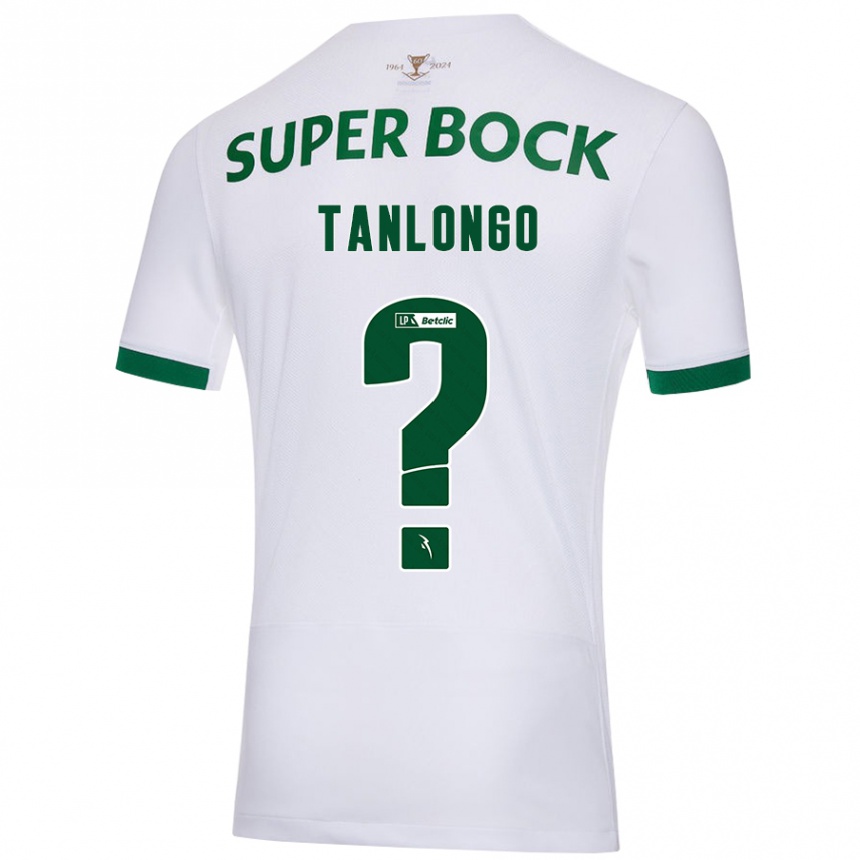 Niño Fútbol Camiseta Mateo Tanlongo #0 Blanco Verde 2ª Equipación 2024/25