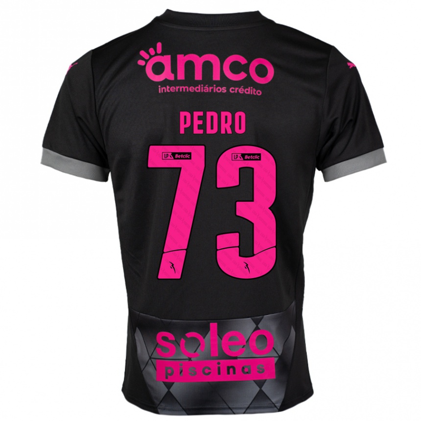 Niño Fútbol Camiseta Zé Pedro #73 Negro Rosa 2ª Equipación 2024/25