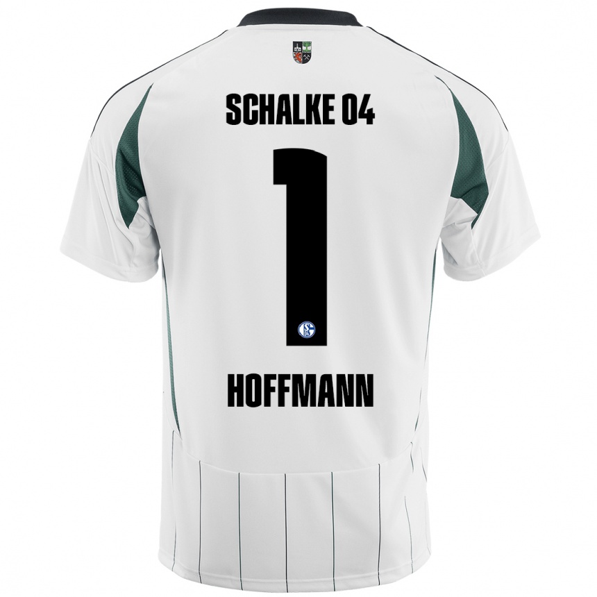 Niño Fútbol Camiseta Ron-Thorben Hoffmann #1 Blanco Verde 2ª Equipación 2024/25