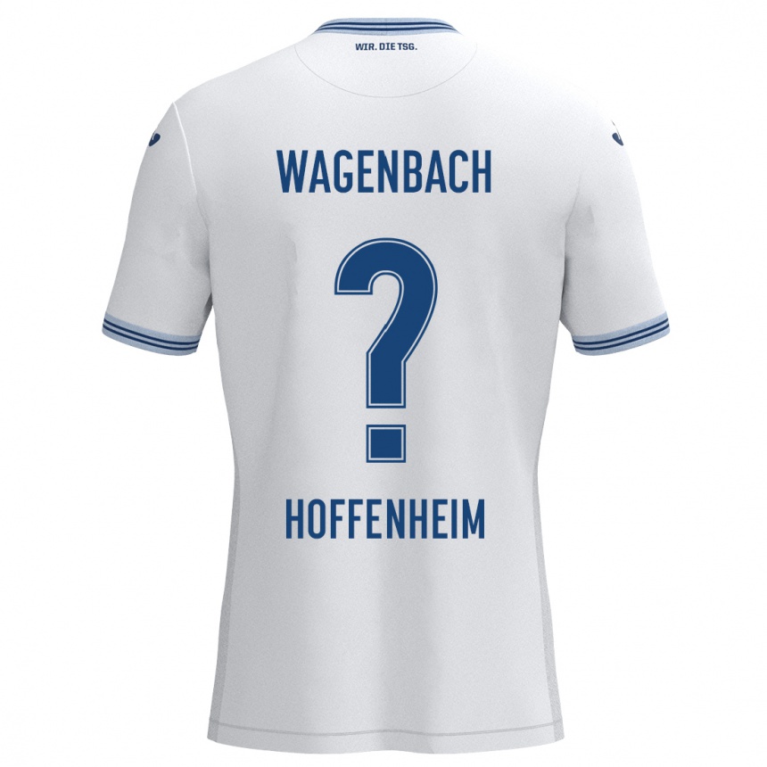 Niño Fútbol Camiseta Lion Wagenbach #0 Blanco Azul 2ª Equipación 2024/25