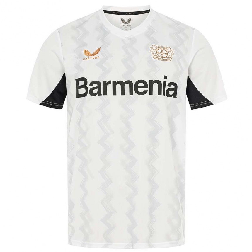 Niño Fútbol Camiseta Nils Gernhardt #3 Blanco Negro 2ª Equipación 2024/25