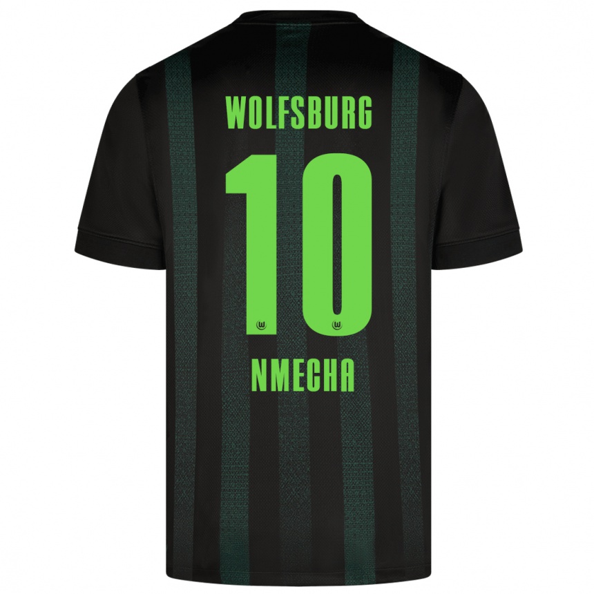 Niño Fútbol Camiseta Lukas Nmecha #10 Verde Oscuro 2ª Equipación 2024/25