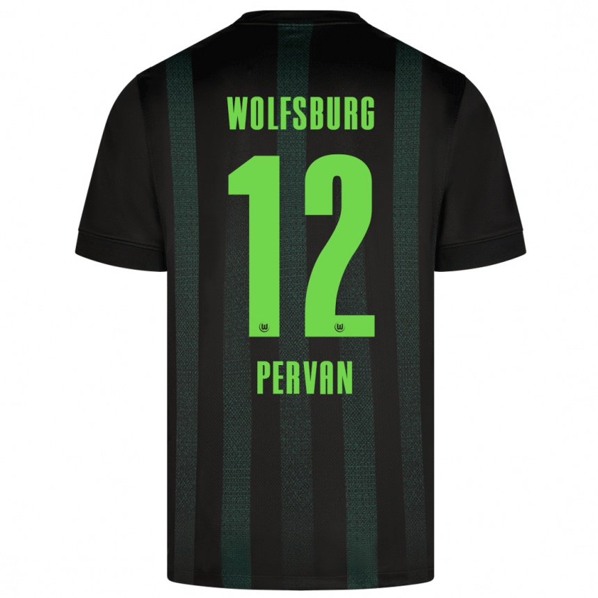 Niño Fútbol Camiseta Pavao Pervan #12 Verde Oscuro 2ª Equipación 2024/25