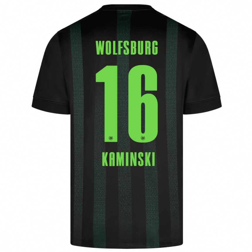 Niño Fútbol Camiseta Jakub Kaminski #16 Verde Oscuro 2ª Equipación 2024/25