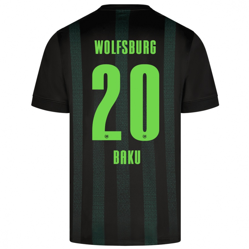 Niño Fútbol Camiseta Ridle Baku #20 Verde Oscuro 2ª Equipación 2024/25