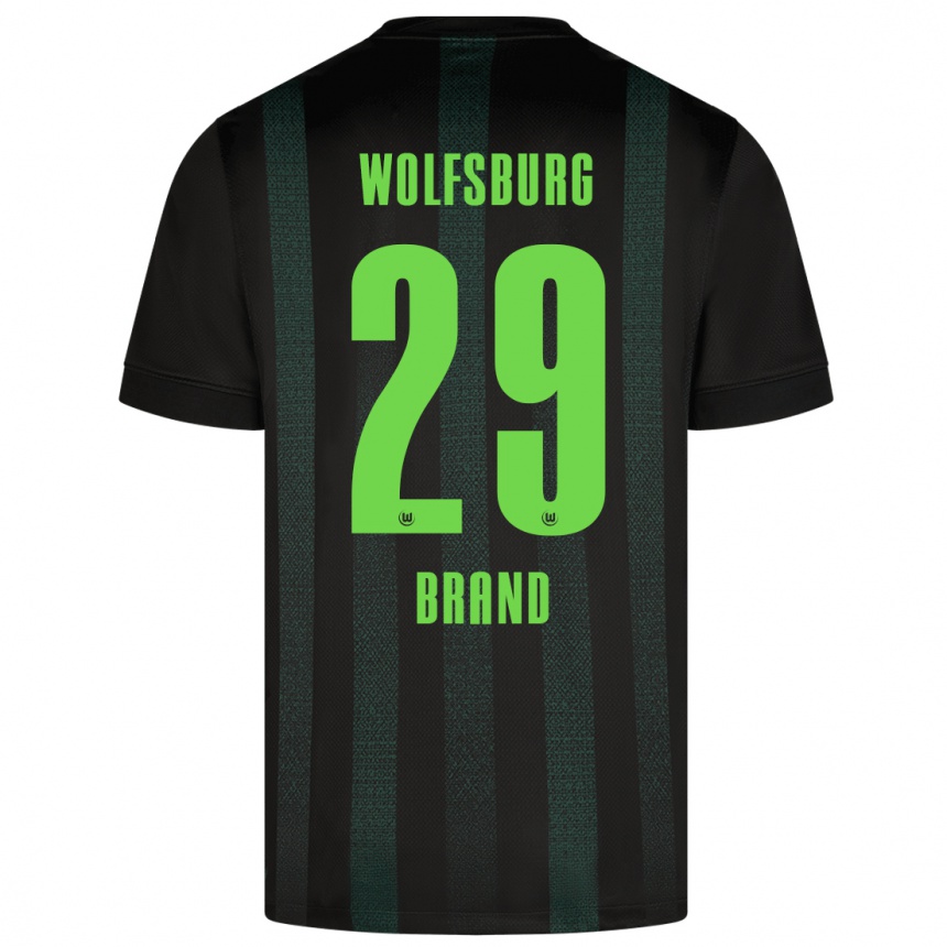 Niño Fútbol Camiseta Jule Brand #29 Verde Oscuro 2ª Equipación 2024/25