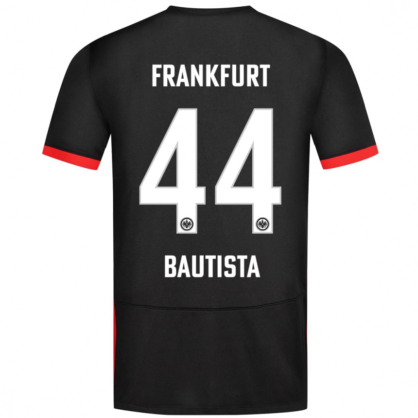 Niño Fútbol Camiseta Davis Bautista #44 Negro 2ª Equipación 2024/25