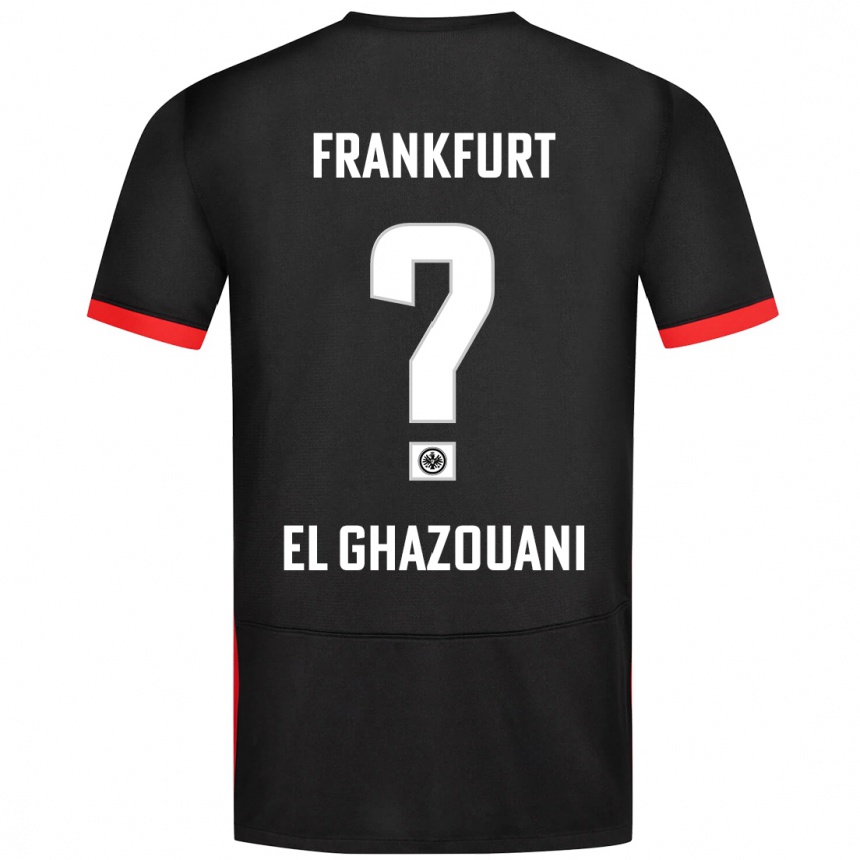 Niño Fútbol Camiseta Mohamed El Ghazouani #0 Negro 2ª Equipación 2024/25