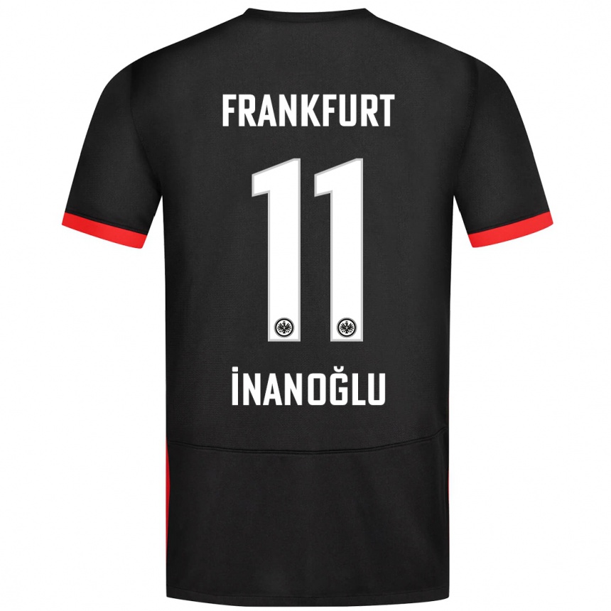 Niño Fútbol Camiseta Kaan İnanoğlu #11 Negro 2ª Equipación 2024/25