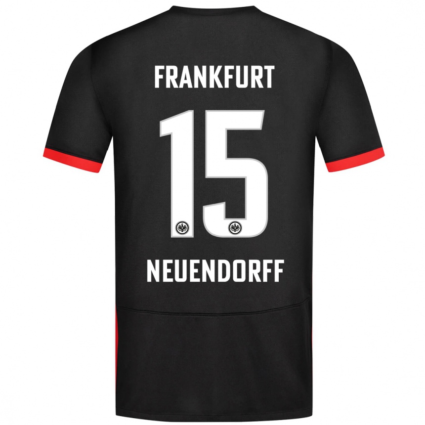 Niño Fútbol Camiseta Nilo Neuendorff #15 Negro 2ª Equipación 2024/25