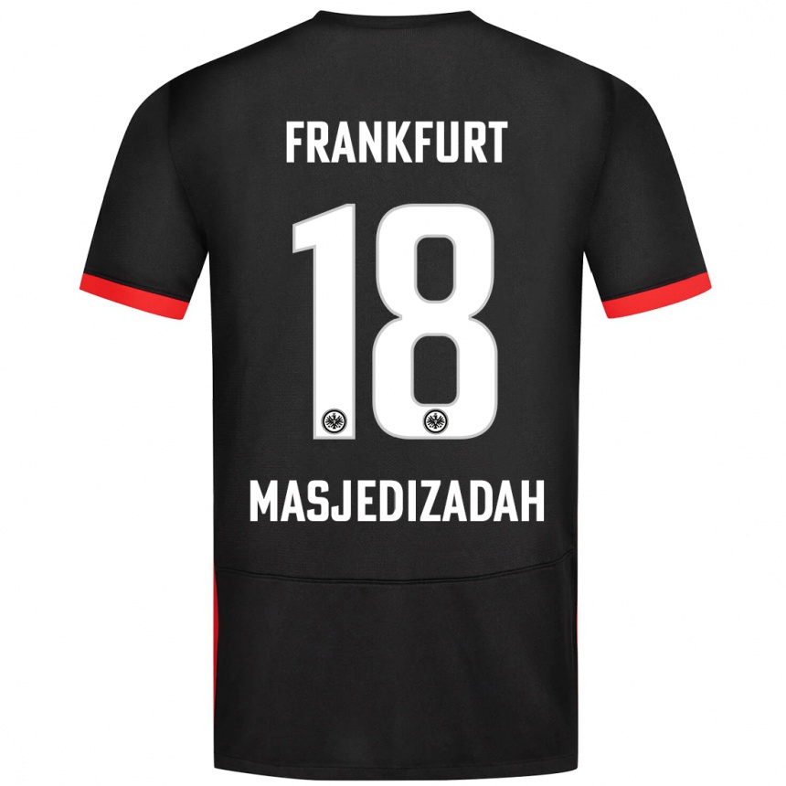 Niño Fútbol Camiseta Abolfazl Masjedizadah #18 Negro 2ª Equipación 2024/25