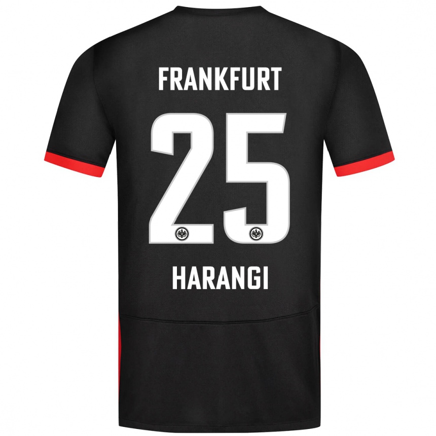 Niño Fútbol Camiseta Aiden Harangi #25 Negro 2ª Equipación 2024/25