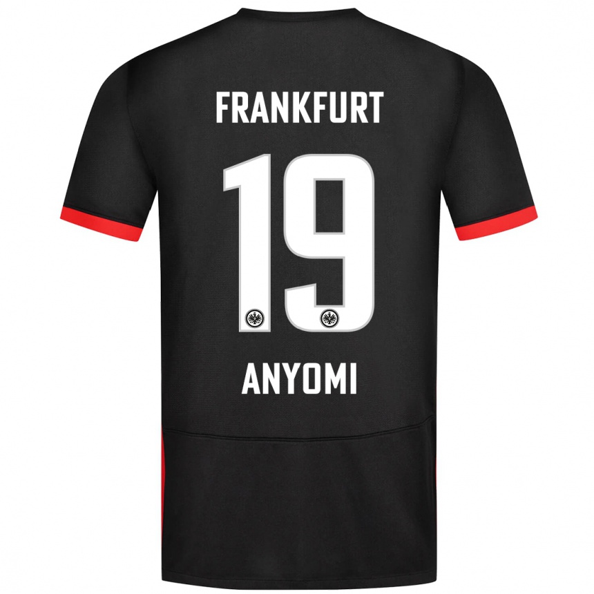 Niño Fútbol Camiseta Nicole Anyomi #19 Negro 2ª Equipación 2024/25