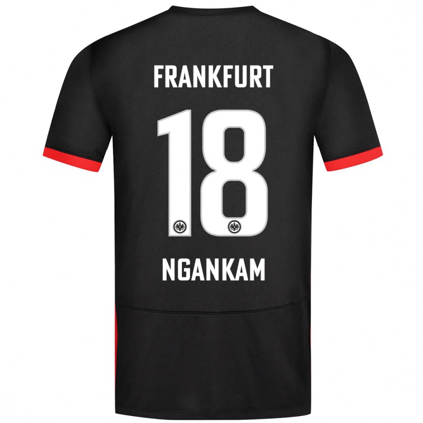 Niño Fútbol Camiseta Jessic Ngankam #18 Negro 2ª Equipación 2024/25