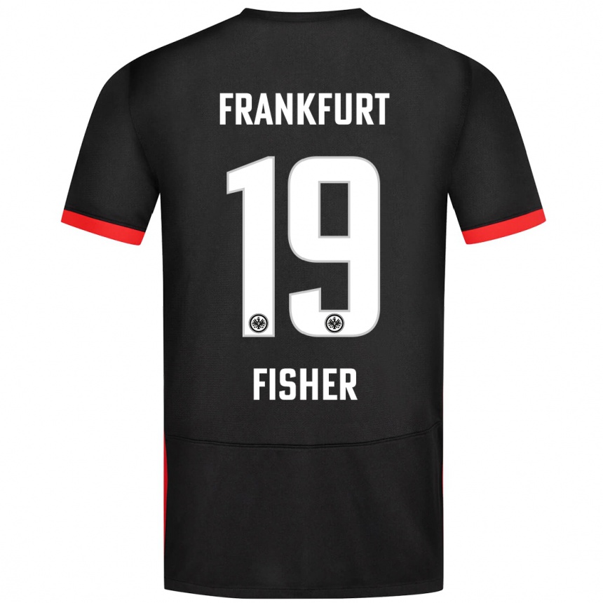 Niño Fútbol Camiseta Ben-Luca Fisher #19 Negro 2ª Equipación 2024/25