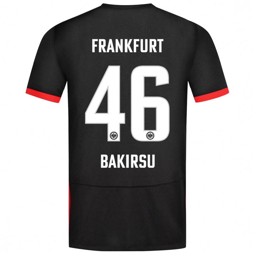 Niño Fútbol Camiseta Hüseyin Bakirsu #46 Negro 2ª Equipación 2024/25