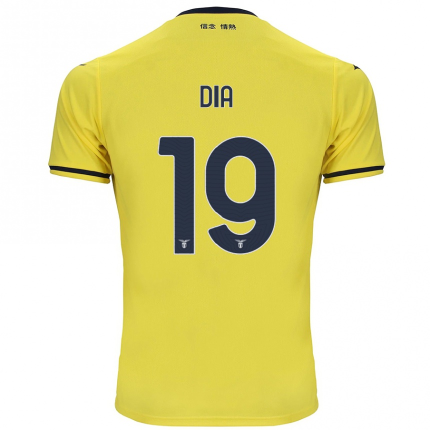 Niño Fútbol Camiseta Boulaye Dia #19 Amarillo 2ª Equipación 2024/25