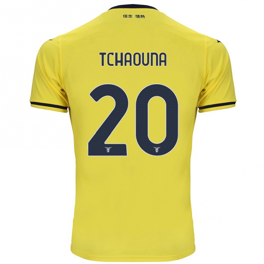 Niño Fútbol Camiseta Loum Tchaouna #20 Amarillo 2ª Equipación 2024/25