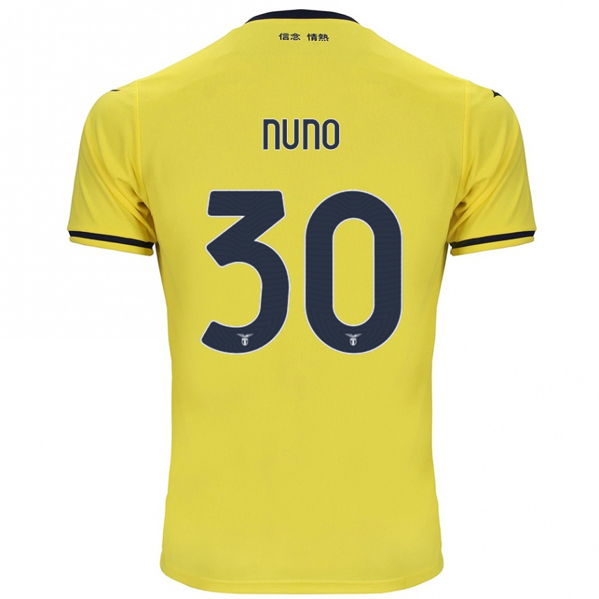 Niño Fútbol Camiseta Nuno Tavares #30 Amarillo 2ª Equipación 2024/25