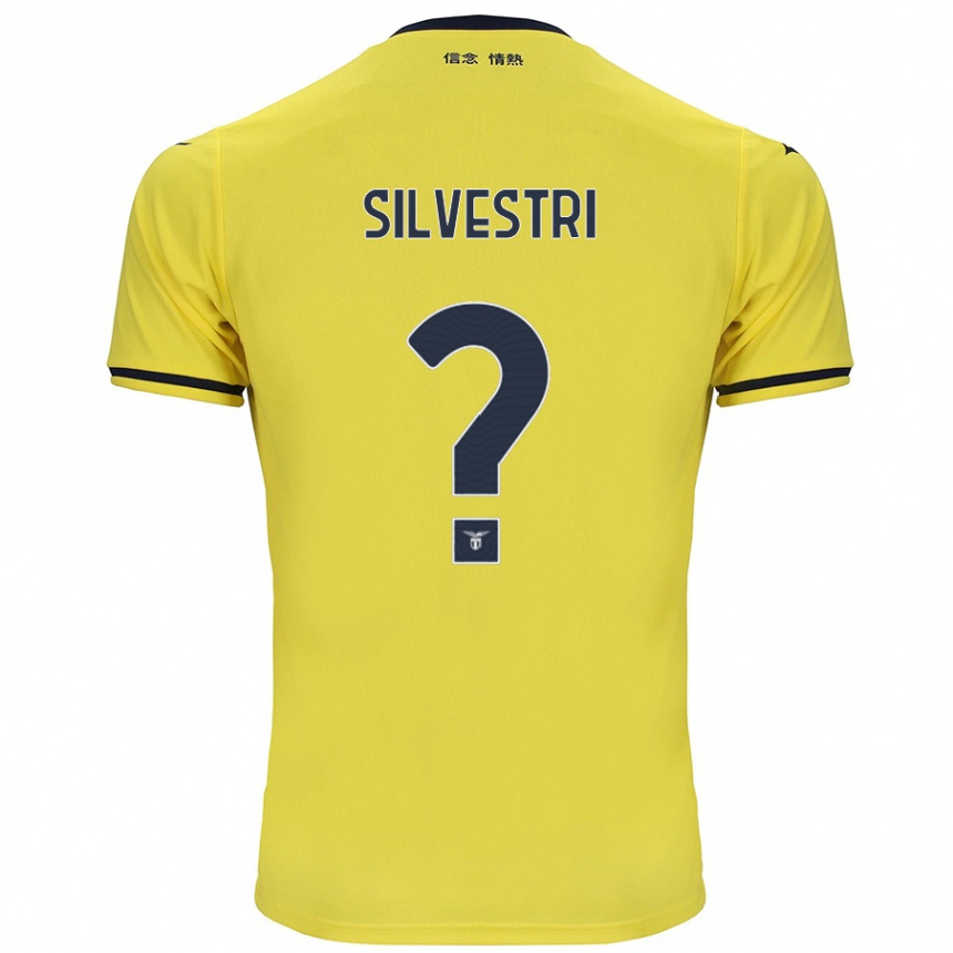 Niño Fútbol Camiseta Thomas Silvestri #0 Amarillo 2ª Equipación 2024/25