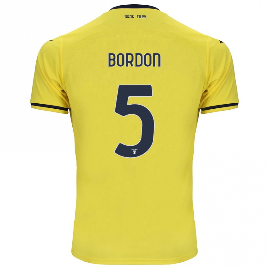 Niño Fútbol Camiseta Filipe Bordon #5 Amarillo 2ª Equipación 2024/25