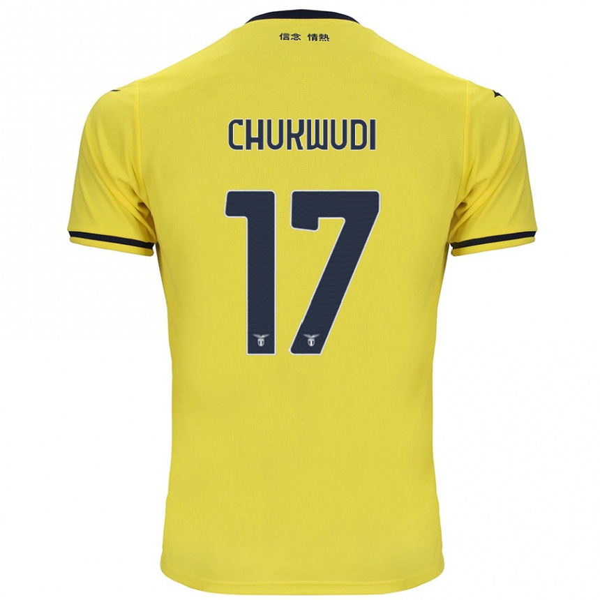 Niño Fútbol Camiseta Ogonna Franca Chukwudi #17 Amarillo 2ª Equipación 2024/25