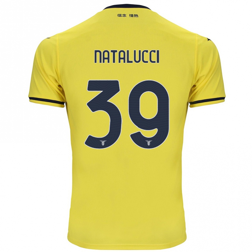 Niño Fútbol Camiseta Serena Natalucci #39 Amarillo 2ª Equipación 2024/25