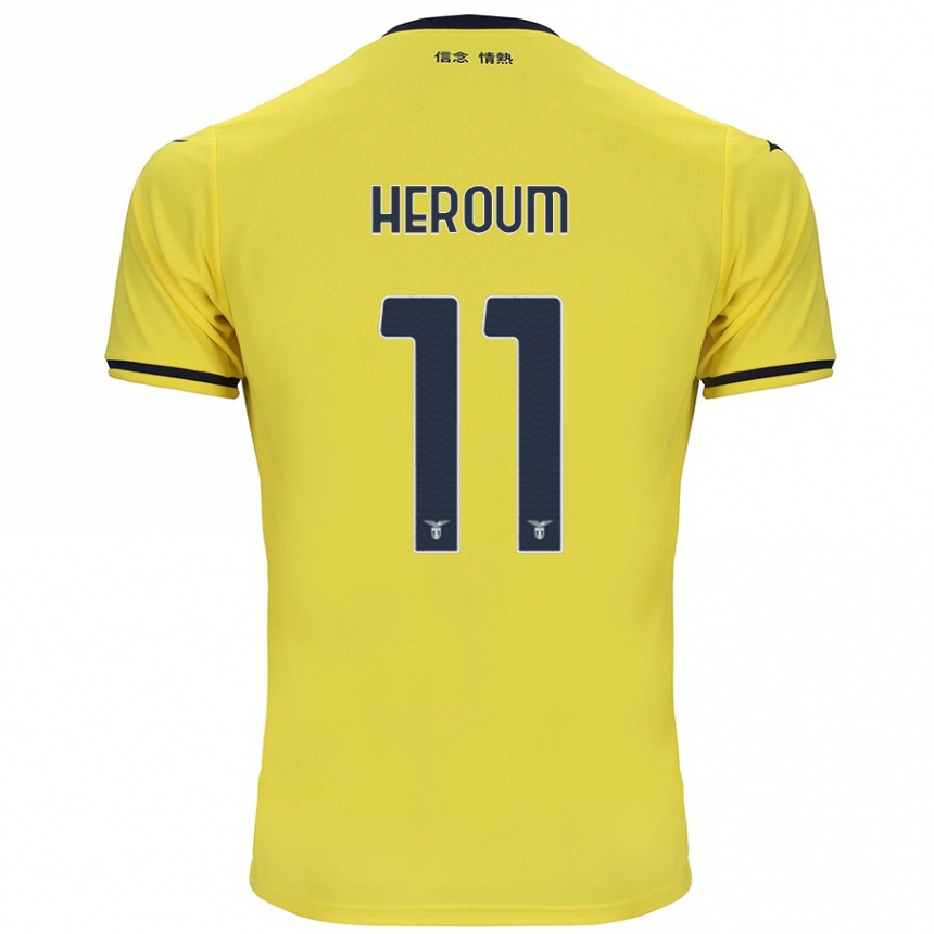 Niño Fútbol Camiseta Nora Heroum #11 Amarillo 2ª Equipación 2024/25