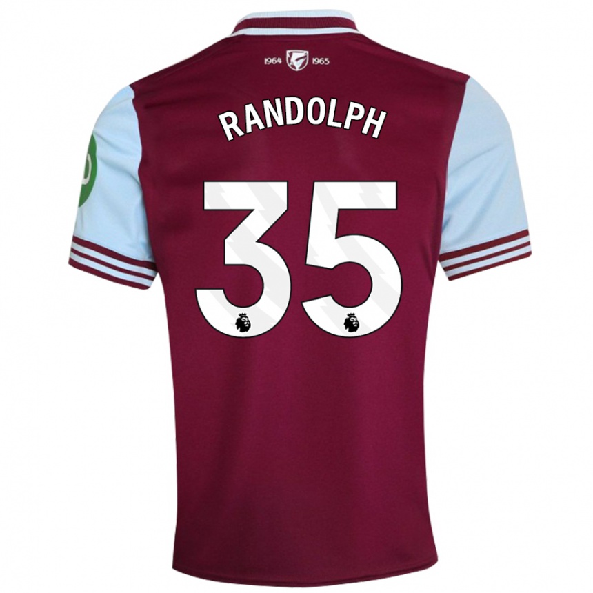 Hombre Fútbol Camiseta Darren Randolph #35 Rojo Oscuro 1ª Equipación 2024/25