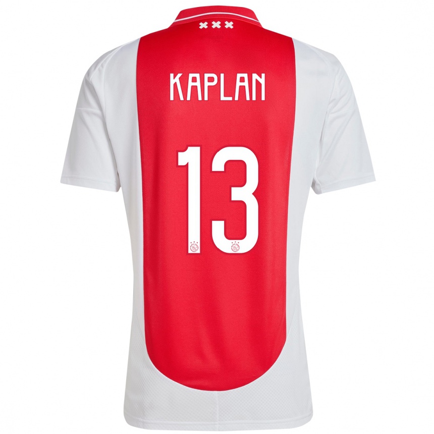 Hombre Fútbol Camiseta Ahmetcan Kaplan #13 Rojo Blanco 1ª Equipación 2024/25