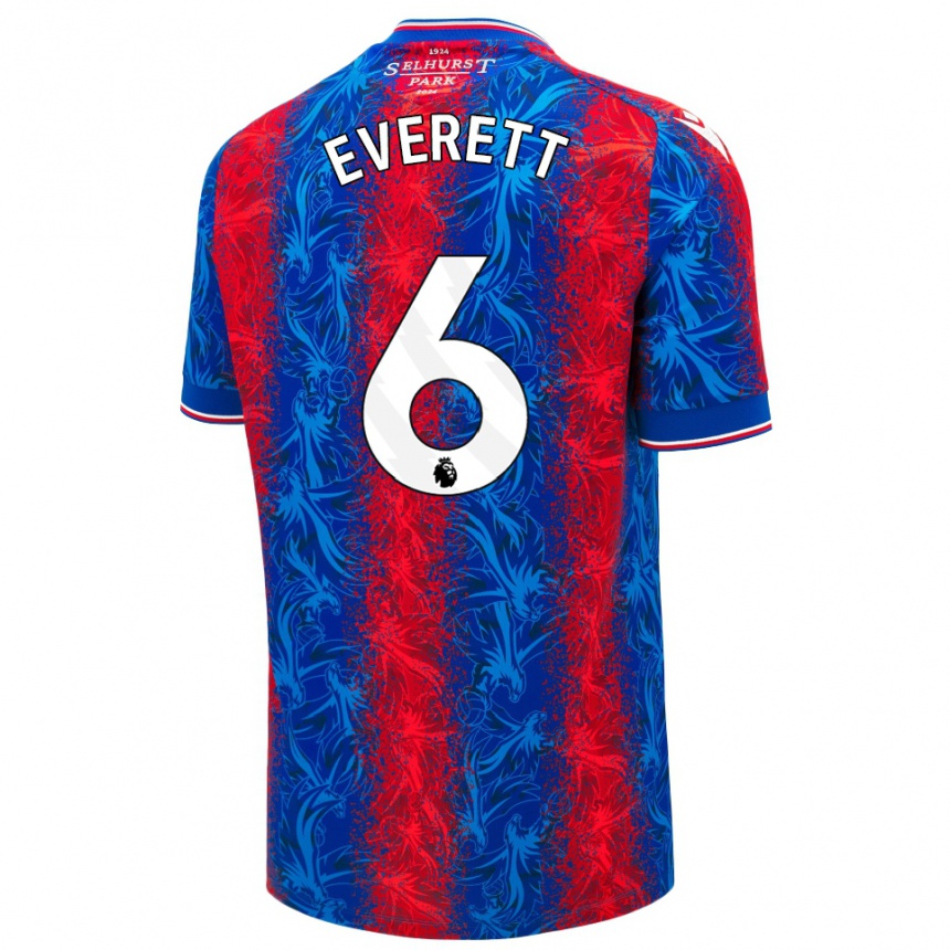 Hombre Fútbol Camiseta Aimee Everett #6 Rayas Rojas Y Azules 1ª Equipación 2024/25