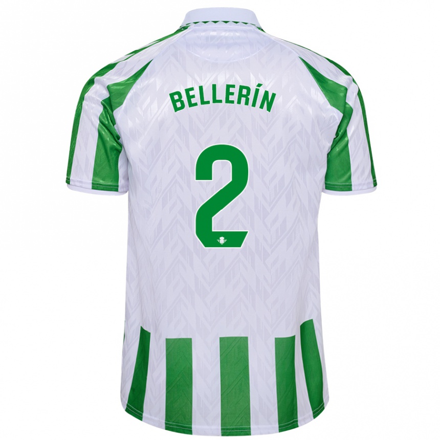 Hombre Fútbol Camiseta Hector Bellerin #2 Verde Rayas Blancas 1ª Equipación 2024/25