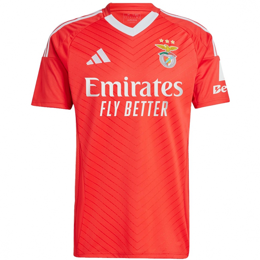 Hombre Fútbol Camiseta Jan-Niklas Beste #37 Rojo Blanco 1ª Equipación 2024/25