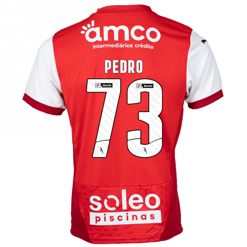 Hombre Fútbol Camiseta Zé Pedro #73 Rojo Blanco 1ª Equipación 2024/25