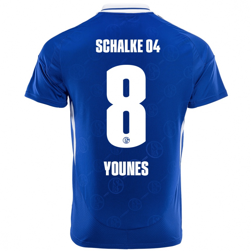 Hombre Fútbol Camiseta Amin Younes #8 Azul Real 1ª Equipación 2024/25