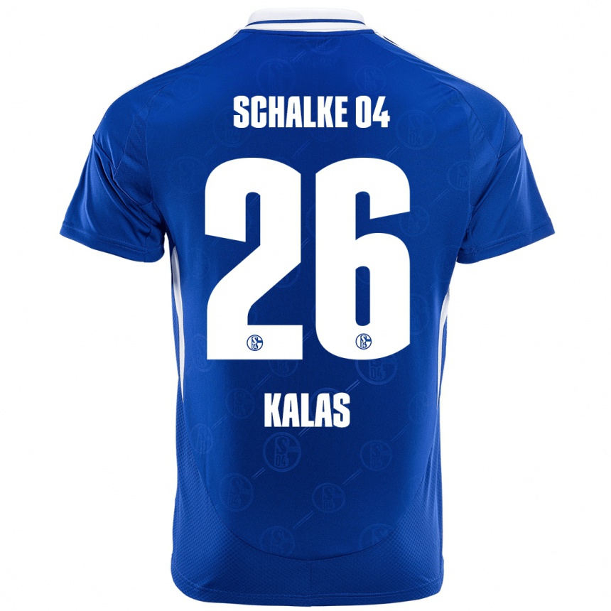 Hombre Fútbol Camiseta Tomas Kalas #26 Azul Real 1ª Equipación 2024/25