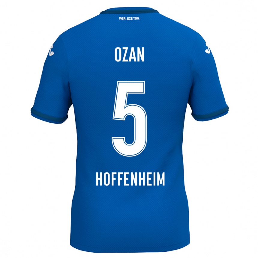 Hombre Fútbol Camiseta Ozan Kabak #5 Azul Real 1ª Equipación 2024/25