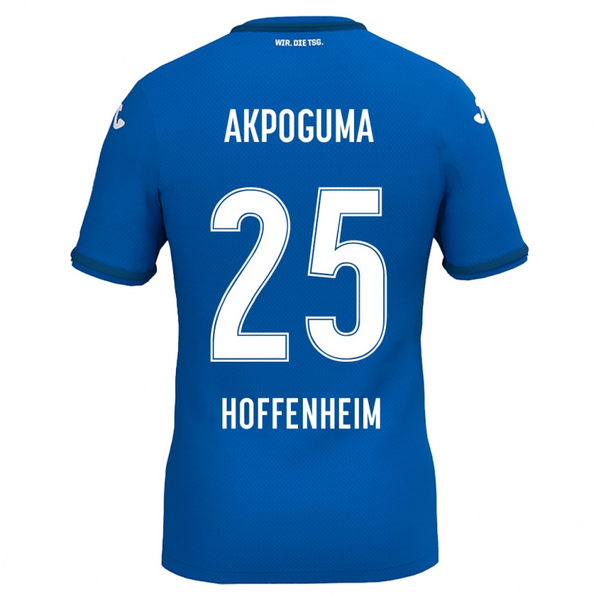 Hombre Fútbol Camiseta Kevin Akpoguma #25 Azul Real 1ª Equipación 2024/25